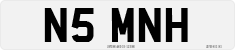 License plate of the United Kingdom, 1983 year system