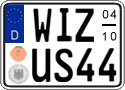 German license plate, Seasonal plates
