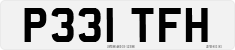 License plate of the United Kingdom, 1983 year system