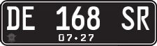 License plate of Indonesia, Regular plates