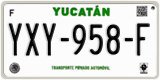 Yucatán, Cars (AAA-000-A)