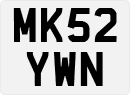 License plate of the United Kingdom, 2001 year system