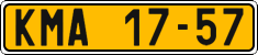 License plate of the Czech Republic, Commercial vehicles (1960)