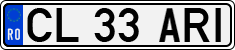 License plate of Romania, Regular plates