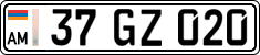 License plate of Armenia, Private owners