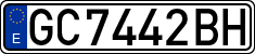License plates of Spain, 1971 year series