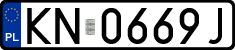 License plates of Poland, Regular car plates