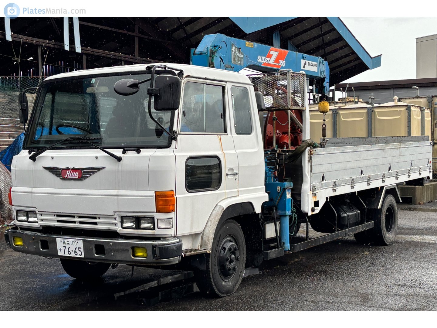 青森 100 さ 7665, Hino Ranger 3rd gen ONE UP Ranger +5, facelift, 1984–1989