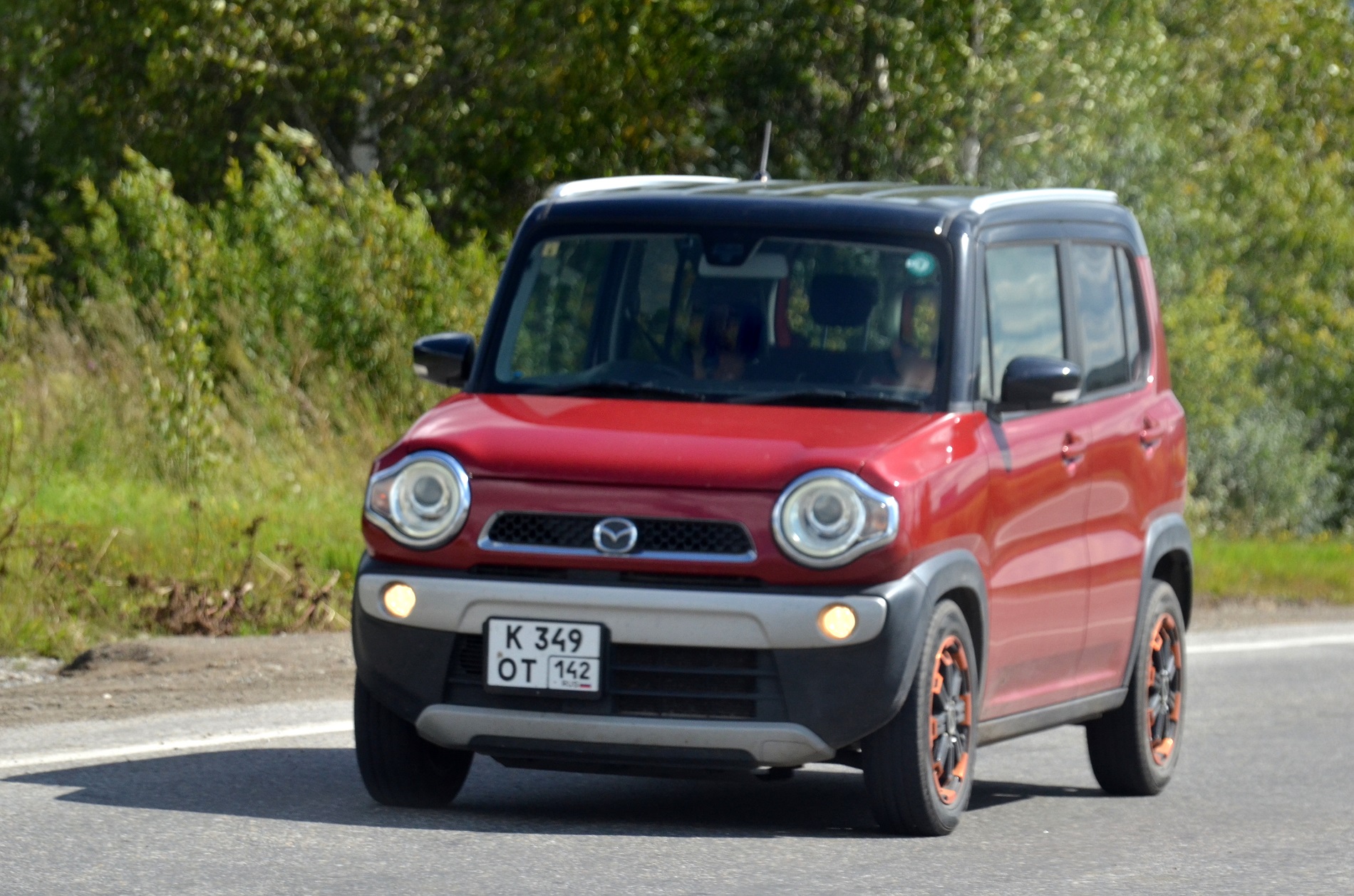 к 349 от 142, Mazda Flair Crossover 1st gen (MS3/MS4; JP-market), 2014–2019