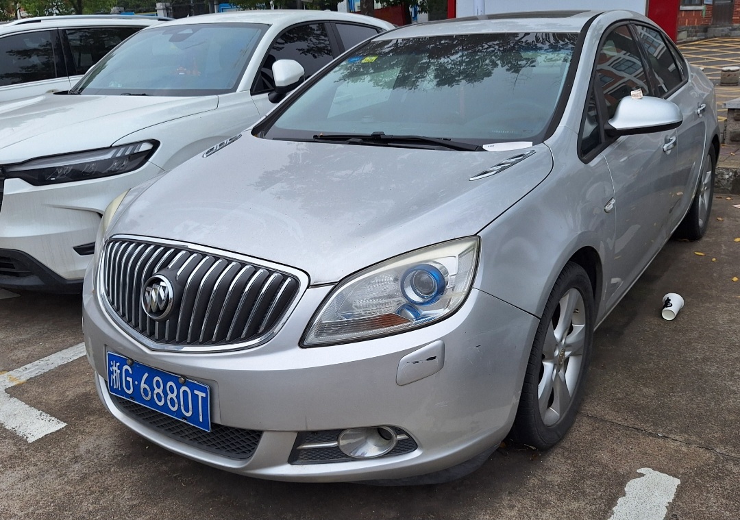 浙G·6880T, Buick Excelle 2nd gen GT Sedan (CN-market), 2010–2015