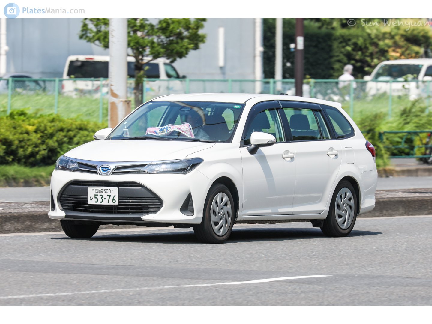 岡崎 500 ひ 5376, Toyota Corolla Fielder 3rd gen (E160), facelift, 2015–