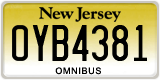New Jersey, Omnibus (OAB1234)