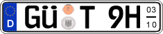 German license plate, Seasonal plates (Oldtimers)