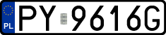 License plates of Poland, Regular car plates