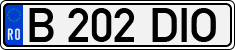 License plate of Romania, Regular plates
