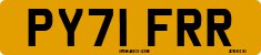 License plate of the United Kingdom, 2001 year system