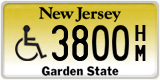 New Jersey, Vehicles for disabled persons (A/B XXXX / XXXX A/B)