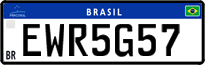 License plate of Brazil, Private owners (Mercosul)