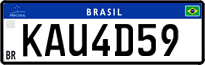 License plate of Brazil, Private owners (Mercosul)