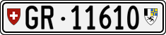 License plate of Switzerland, Cars