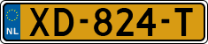 License plate of the Netherlands, Cars