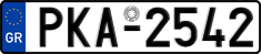 License plate of Greece, Cars