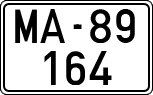 License plates of Spain, 1900 year series