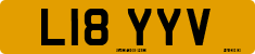 License plate of the United Kingdom, 1983 year system