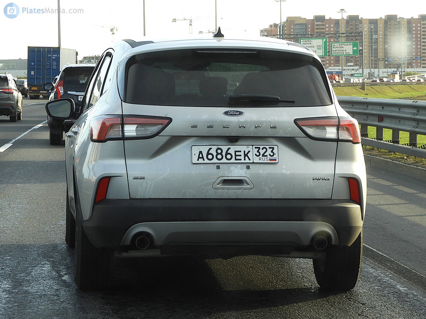 а 686 ек 323, Ford Escape 4th gen (CX482), 2019–2022