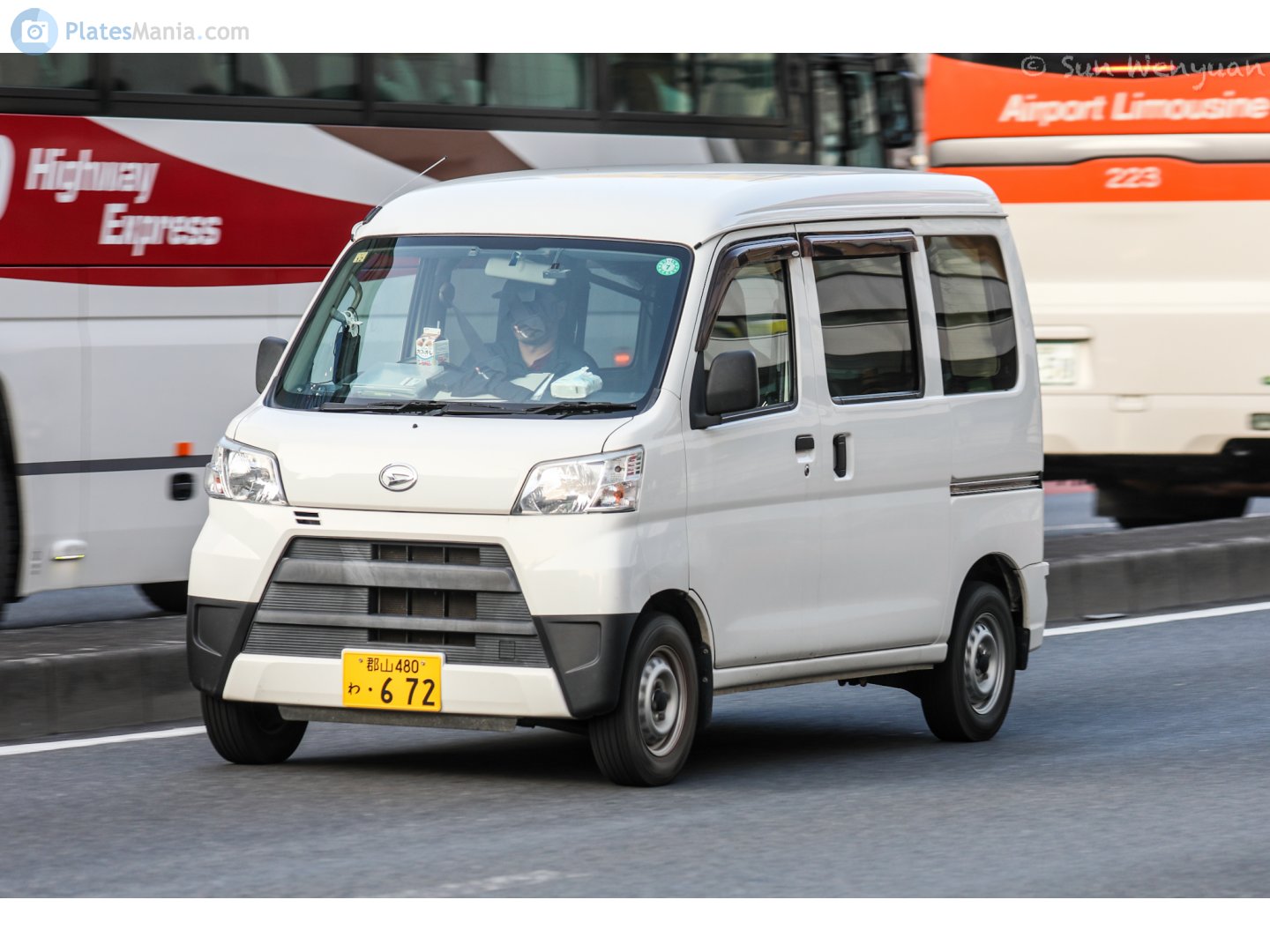 郡山 480 わ 672, Daihatsu Hijet 10th gen Cargo Van, facelift (S321/S331), 2017–2021