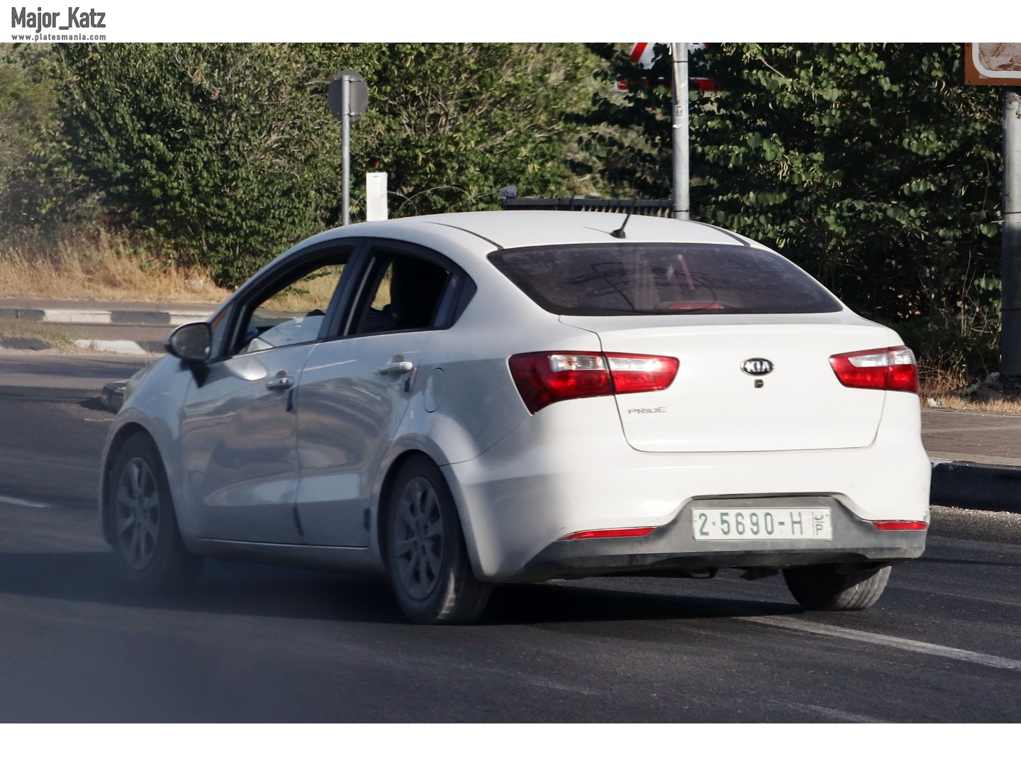 2-5690-H, Kia Pride 3rd gen Sedan (UB; KR-market), 2011–2017
