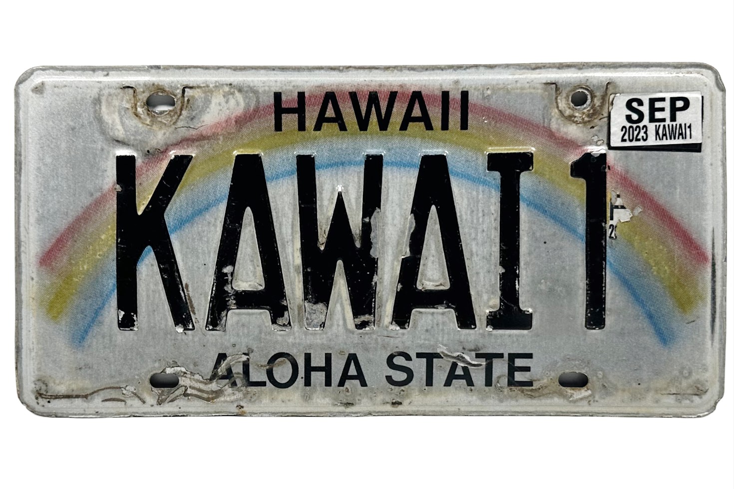 KAWAI1, License plate without vehicle 