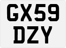 License plate of the United Kingdom, 2001 year system
