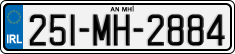 License plate of Ireland, Regular plates