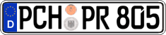 German license plate, Regular plates