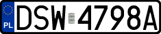 License plates of Poland, Regular car plates