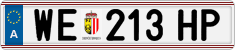 License plate of Austria, Regular plates