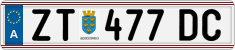 License plate of Austria, Regular plates