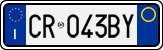 License plate of Italy, Cars (1994 year series)