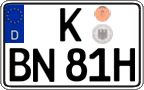 German license plate, Plates for oldtimers (type 