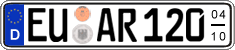 German license plate, Seasonal plates