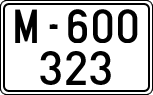 License plates of Spain, 1900 year series