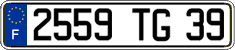 French license plate, FNI