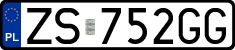 License plates of Poland, Regular car plates