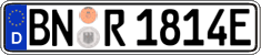 German license plate, Electric vehicles