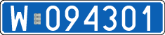 License plates of Poland, Diplomatic