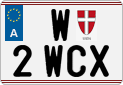License plate of Austria, Regular plates