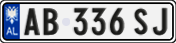 License plate of Albania, Cars (2011)