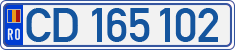License plate of Romania, Diplomatic