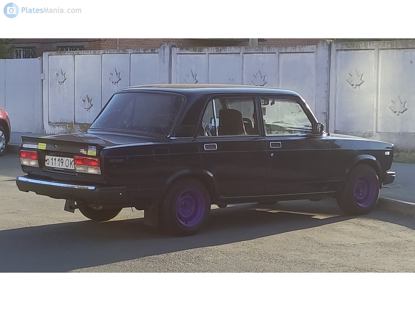 о 1119 ОК, Lada (VAZ) 2107 Жигули (Nova / Riva / Signet / 1500), 1982–2014